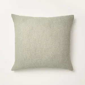 26"x26" Gauze Stitch Pin Dot Euro Throw Pillow Cover Green - Hearth & Hand with Magnolia 26"x26" Gauze Stitch Pin Dot Euro Throw Pillow Cover Green - Hearth & Hand with Magnolia