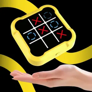 Portable Electronic Tic-Tac-Toe Game, Unisex Art Toy, Fun and Stress Relief, Ideal for Kids and Adults, Perfect Gift for Family and Holidays