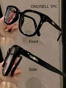 Anti-Blue Light Glasses Tr90 Frame, Trendy Casual Frames, Rectangular or Round Design, Lightweight Comfortable UV Protection for Computer TV Phone Gaming Square Frames Eyeglass, Trendy Casual Eyeglasses, Lightweight Eyewear, Stylish Trendy Eyewear