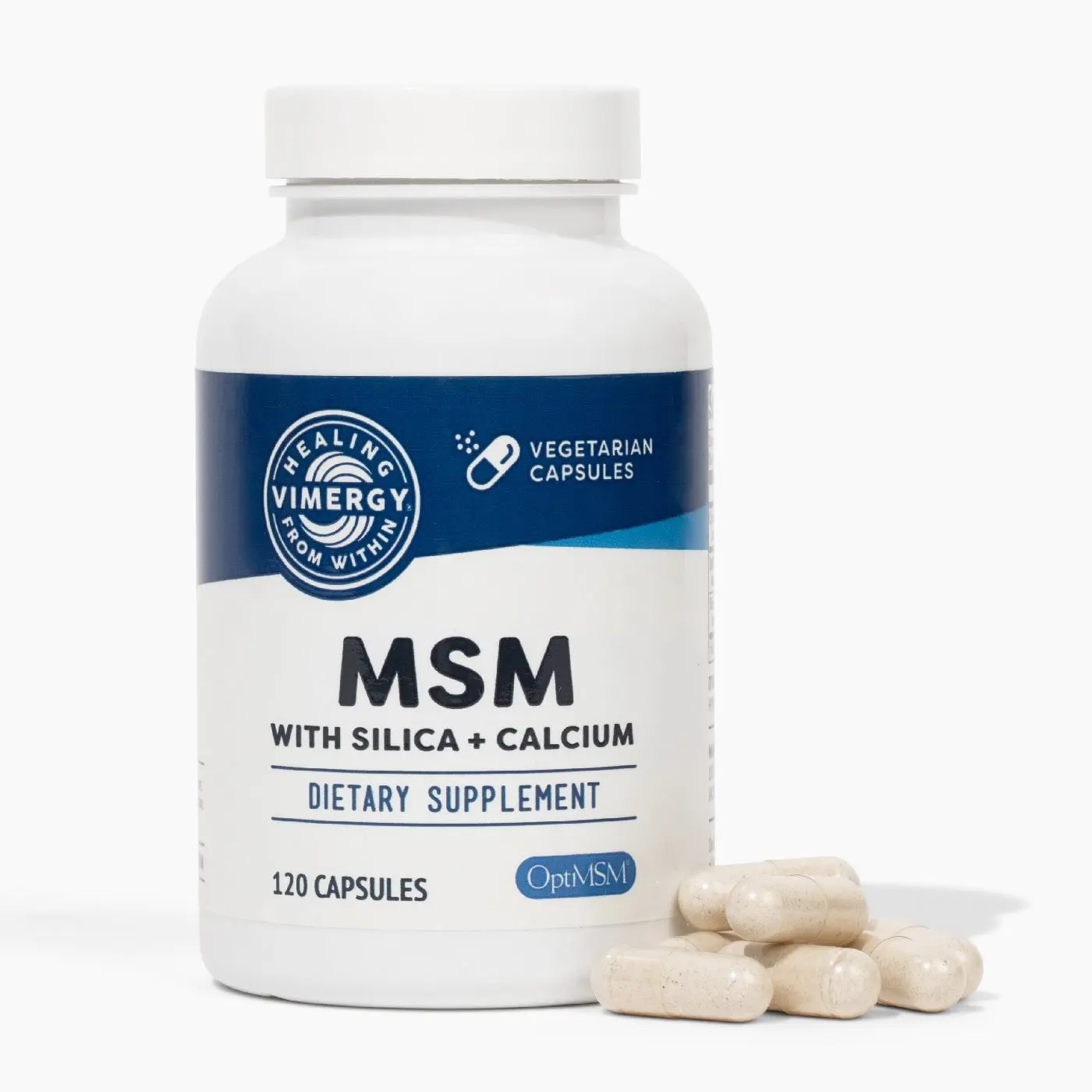 Vimergy MSM Capsules 120 Capsules | Joint Comfort & Mobility Supplement for Bone, Hair, and Nail Support