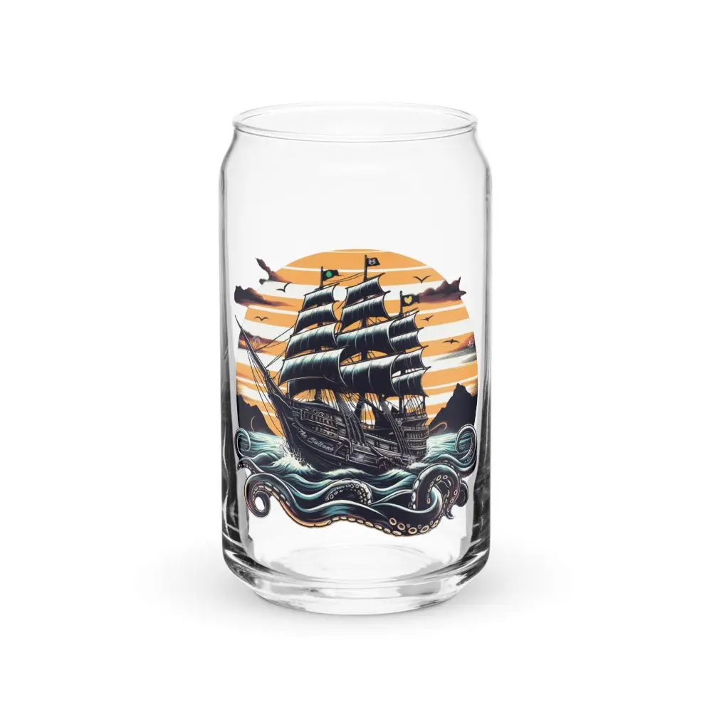 "The Sultana" Epic Pirate Ship Glass