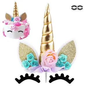 Unicorn Cake Topper Unicorn Birthday Party Supplies Cake Topper
