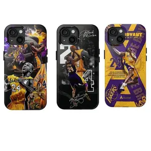 Kobe Bryant Basketball-Themed Phone Case — Compatible with iPhone 17/16/15/14/13