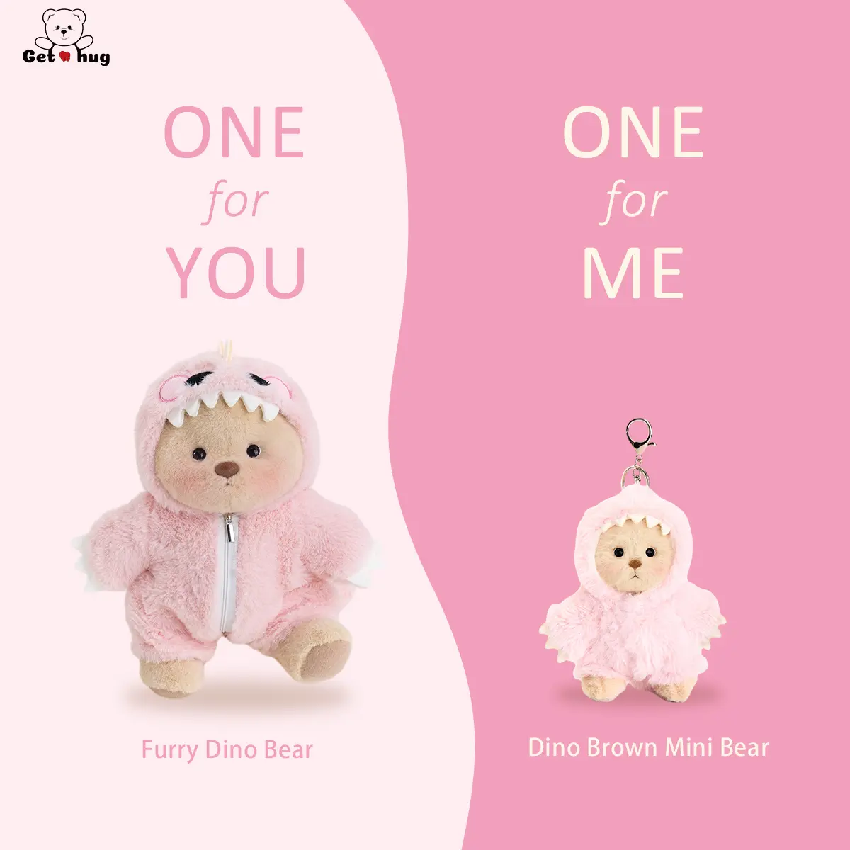 Getahug Poseable Plush | Handmade Jointed Teddy Bear,Summervibes, Soft Stuffed Animal Gift for Collectors, Birthday & Valentine's Day Present, cozyvibes, little gifts for girls, keychain,Christmas Gift for Girl, toy blind box,keychain