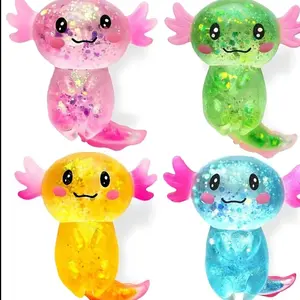 4-Pack Cute Squishy Series Stress Relief Toys Set, Soft Maltose Feeling Sensory Fidget Pack for Adults & Kids, Ultra Soft Slow Rising Balls, Anxiety Relief & Birthday Party Gifts, Squishy Fun Set