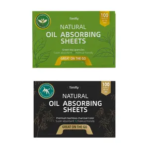 Premium Korean Oil Blotting Sheets for Natural Matte (100 Sheets) – Large-Size Face Blotting Papers – Bamboo Charcoal & Green Tea Infused, Makeup-Friendly, Easy-Dispense Pocket Pack for Oily or Combination Skin – Instant Shine Control