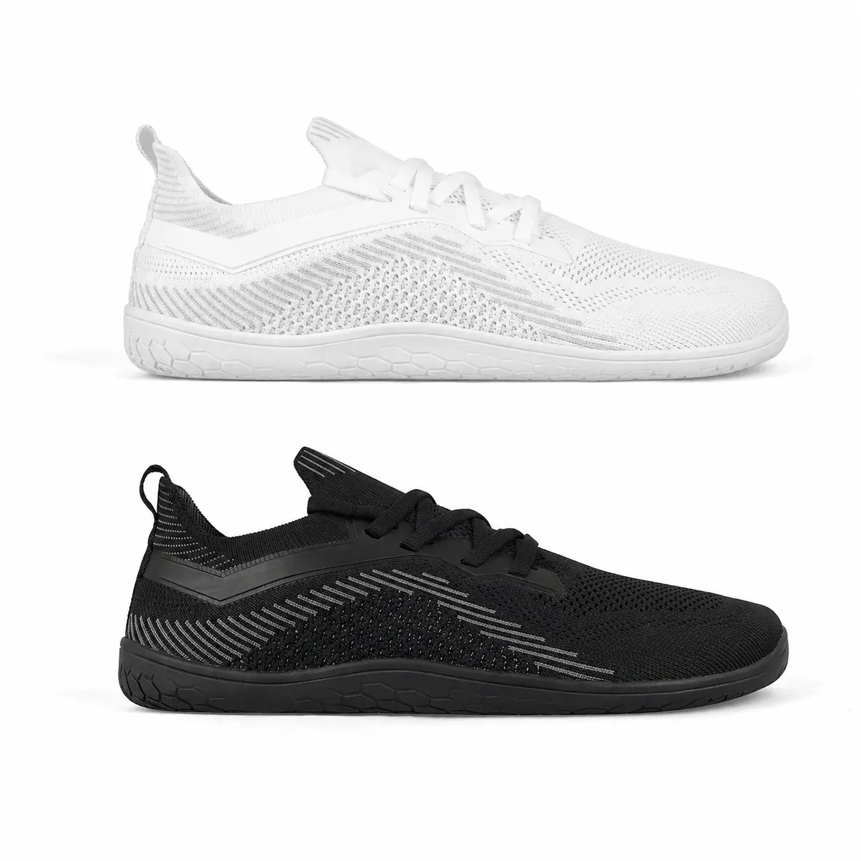 Breathable Knit Wide Toe Box Sneakers for Seniors, Lightweight Cushioned Walking Shoes with Flexible Sole, Non-Slip Footwear for Elderly Men Women, Foot Pressure Relief for Everyday Use