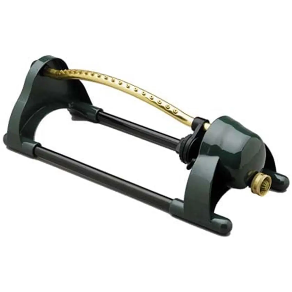 Orbit Adjustable Oscillating Sprinkler (Model 58294N) - Heavy-Duty Sprinkler System Component with Wide Base, Brass Tube, Adjustable Spray, Tipping Resistance, 3600 sq ft Coverage, Irrigates Lawn
