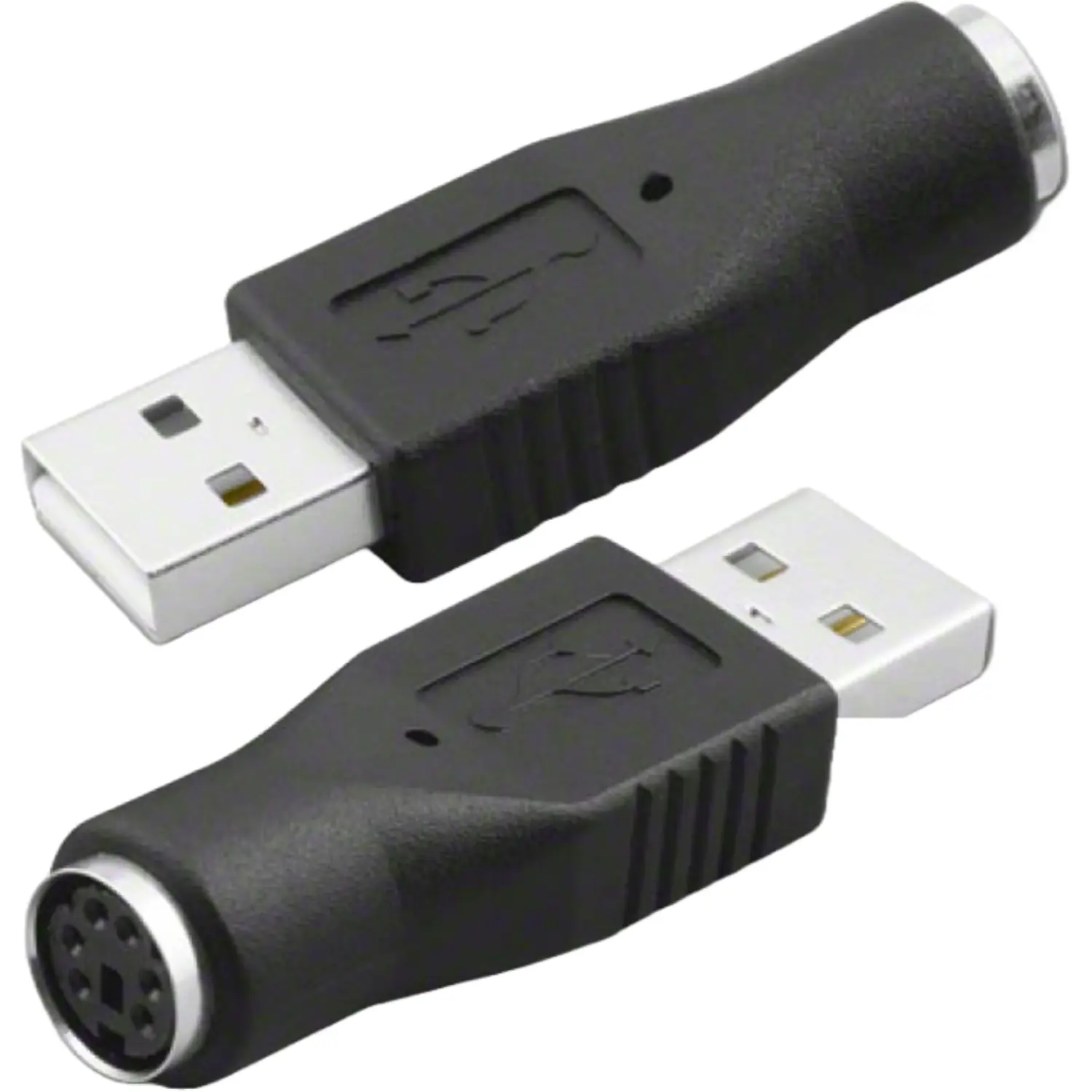 SANOXY PS/2 Female to USB Male Passive Adapter, Retro Mechanical Keyboard & Mouse Accessories, Plug-and-Play, Compact Design, USB 2.0 Port, No Driver Needed