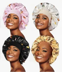 3pcs Satin Bonnets for Women Sleeping, Silky Hair Turban, Braids