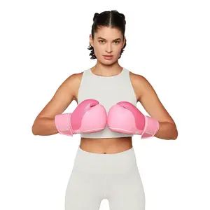 Women's Easter Egg Boxing Gloves - Pink Strap, Comfortable Fit, Ideal for Boxing and Combat Sports