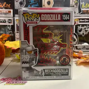 Funko Pop! Autographed Godzilla Mechagodzilla Signed & Sketched By Matt Frank