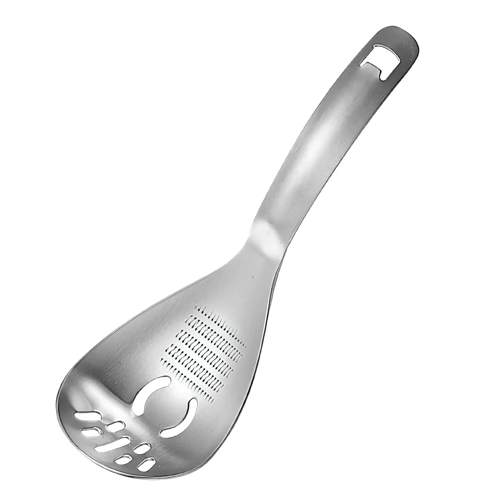 2Pcs Stainless Steel Ginger Grating Spoon, Manual Garlic Masher, Kitchen Gadget for Mash Garlic and Ginger, Durable Cookware Accessories, Kitchen Cooking Accessories