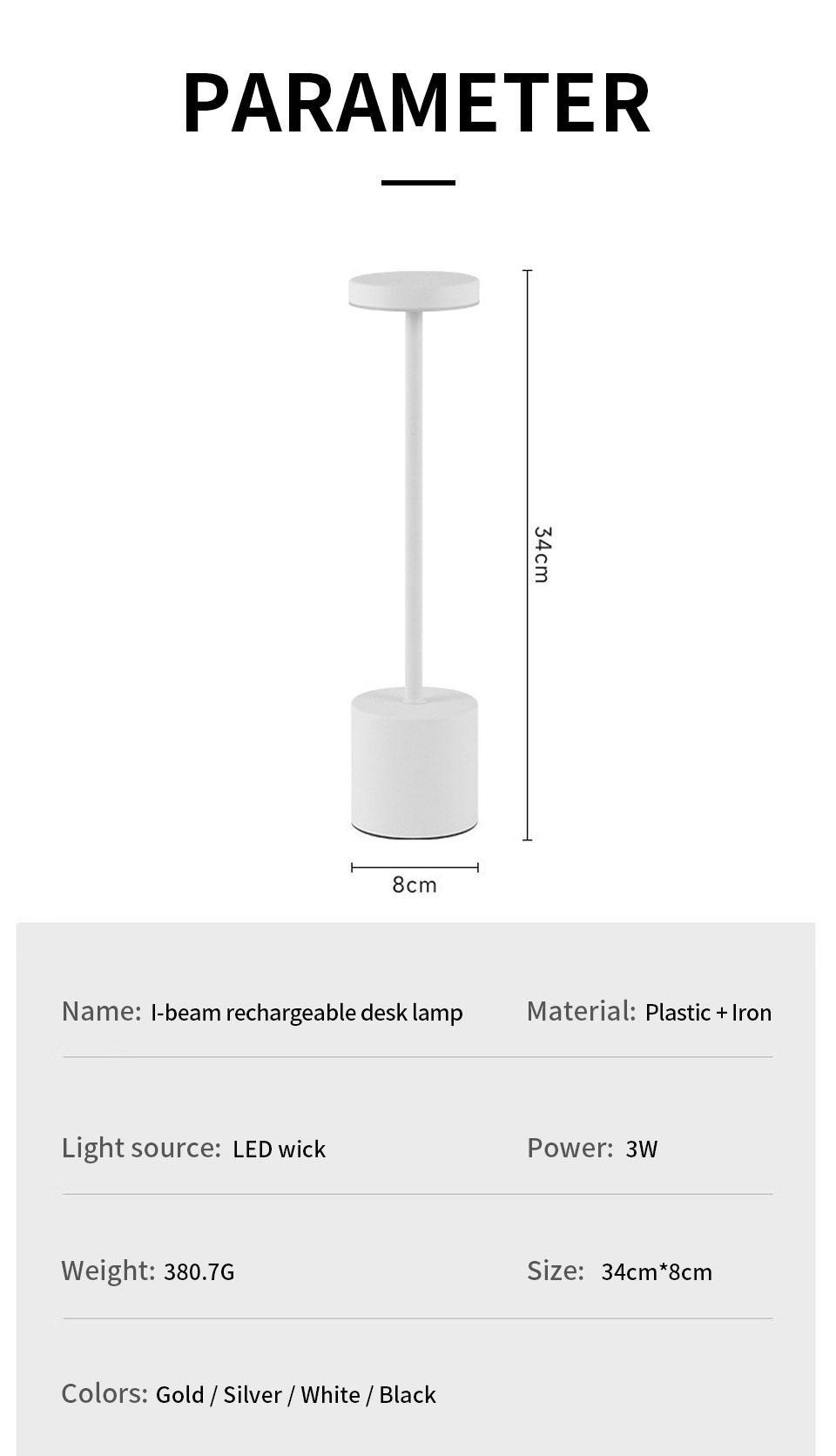 Luxury Crystal Rechargeable Wireless LED Desk Lamp Eye Caring Night Light Three Color Adjustable Stepless Dimming USB Powered Touch Control Acrylic Base Ideal for Bedroom Living Room Dining Table Party Halloween Decor Perfect Gift Choice