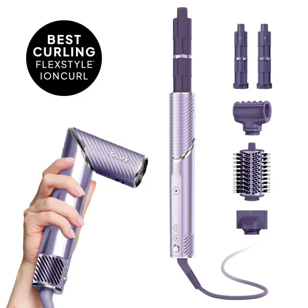 Shark FlexStyle IonCurl Hair Styler in Lilac - HD840