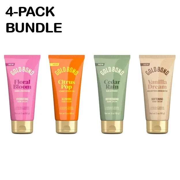 Gold Bond Hand Cream Bundle, 24-Hour Hydration Gold Bond Hand Cream Bundle, 24-Hour Hydration