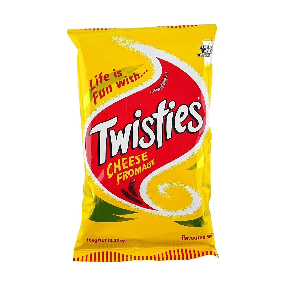 TWISTIES Cheese Flavored Corn Snack 3.53 oz