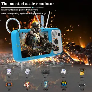 【5000 IN 1 RETRO GAME BOX】The Ultimate Handheld Console - 4” Screen, 2 Players, TV Output, Rechargeable, Perfect Gift for Kids & Adults!  #retrogaming #giftidea