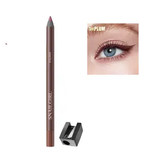 Waterproof Eyeliner Pencil, Long WearSmudge-Proof Vegan Formula with Sharpener forPrecise Application -ldeal for Daily &ProfessionalMakeup Looks