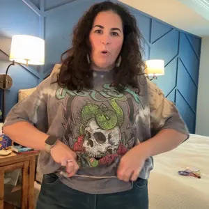 The Original Croptuck: Lightweight Adjustable Band for Crop Tops, Tucking, Cropping Oversized Tops, Layering, Shortening Dresses & No-Sew Fashion Hacks