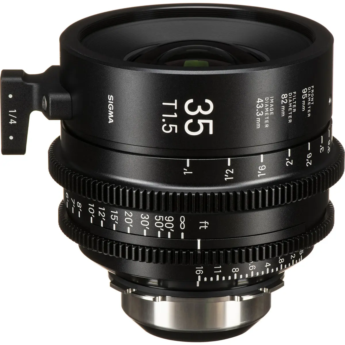 Sigma 35mm T1.5 FF High-Speed Art Prime Lens with /i Technology for PL Mount, Feet