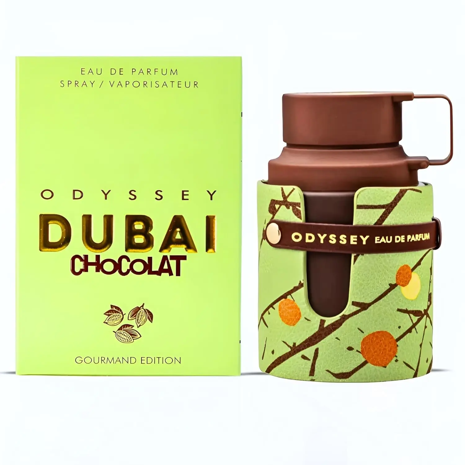 ARMAF Odyssey Dubai Chocolat Eau De Parfum Spray, 3.4 oz Amber Vanilla Gourmand Fragrance