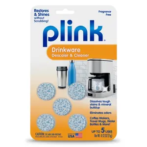212 MAIN PDW12T Fragrance-Free Drinkware Descaler & Cleaner - Limescale-Removing Solution for Water Bottles, Coffee Makers, Removes Limescale