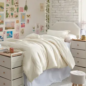 Love Thick - So Smooth Coma Inducer Twin XL Comforter Set - Custard Cream