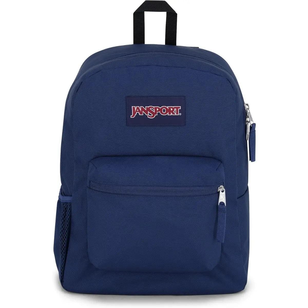 JanSport Cross Town Backpack 17" x 12.5" x 6" - Simple Bag for Everyone with 1 Main Compartment, Front Utility Pocket - Premium Class Accessories - Navy