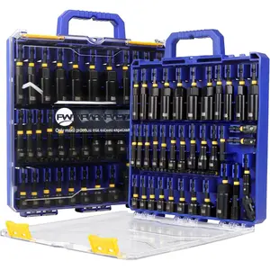 55 count  Nut Driver Set , SAE&Metric Nut Drivers, Deep  Nut Drivers,  Socket Adapters, Wing Nut Driver, Power Bit,Quick Release Extension, Pivoting Nutsetter,Storage Box