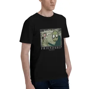 Cult Classic Salad Fingers Friendship Quote Dark Humor T-Shirt Summer breathable leisure