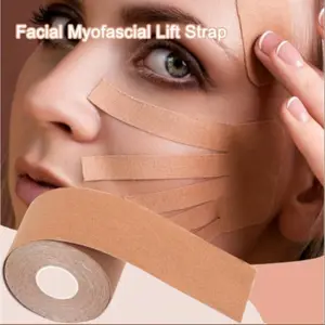 High Elasticity Anti-Wrinkle Tape for Face & Neck, Face Lifting Strap, Gentle Multi-Purpose Adhesive for Forehead Lip Chin Care Tool