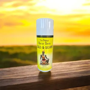 Gold & silver. 14 oz spray.