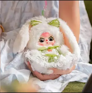 BABYTHREE-BABY THREE-Macchiato Mini Bunny Bag bilnd box-Plush Collectible Toys,Bunny Plush Dolls，Soft Furry Collectibles，Backpack or clothing decoration，Stuffed Animal