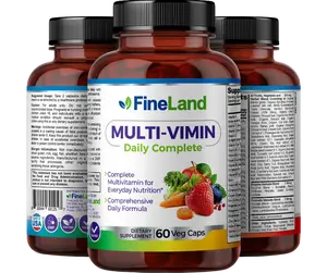 FineLand MULTI-VIMIN Daily Complete 22 Vitamins, 42 Fruits, Vegetables and Herbal Blend Healthcare Natural