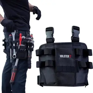 Holster Z 2.0 Tool Bag with Belt Clip, Multifunctional Waist Pack, Portable Tool Kit, Electrician Leg Tool Bag, Outdoor Tactical Bag