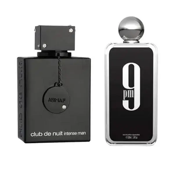 Armaff CND Intense EDT 3.6 oz + Afna 9 Pm EDP 3.4 oz Combo Set armaf perfume