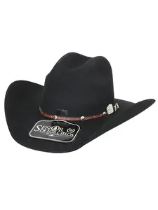 El Senor de los Cielos Felt Western Hat 50x Black 41675