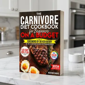 Carnivore Cookbook for Beginners on a Budget Easy Meat Based Recipes and 120 Day Meal Guide