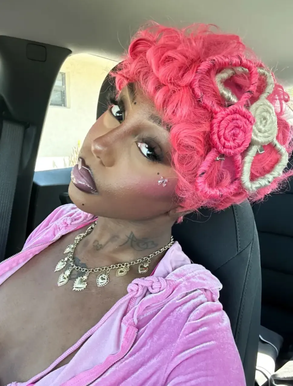 Petal Blossom Kitty Loc Bow