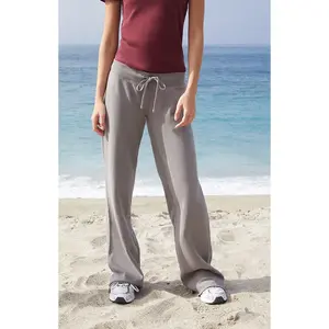 John Galt Women's Light Gray Hilary Soft Yoga Baggy Sweatpants