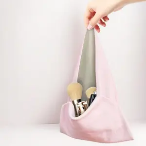 GOSECT BAG Spring Magic Makeup Bag Pocket Lazy Makeup Bagwith Self-Adhesive Wrap,  Large CapacityInner Pouch Cosmetic Travel Makeup Bag EasyWrapping and Safe Protection for Tech Device,Brushes, Accessories