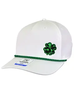 CLOSEOUT - Clover Logo Richardson Performance Rope Cap