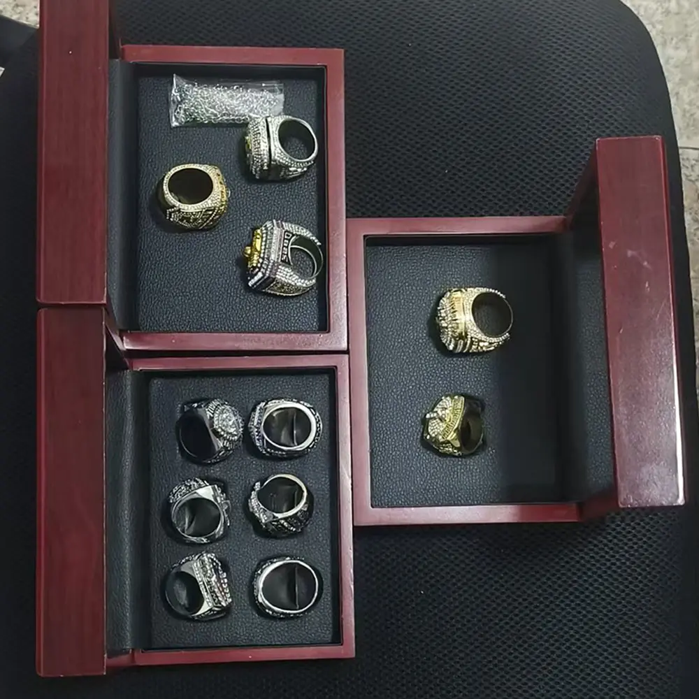 12ring and box  Decorative rings  Personalized rings