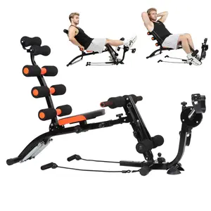 Lpxpass Portable Ab Crunch Machine & Core Fitness Chair for Home Gym Workouts - Versatile Trainer for Abs Core Legs Thighs & Buttocks Ideal for Total Body Training & Enhancing Physical Fitness