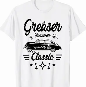 1950s Sock Hop Costume Retro 50s Vintage Rockabilly Greaser T-Shirt IDT