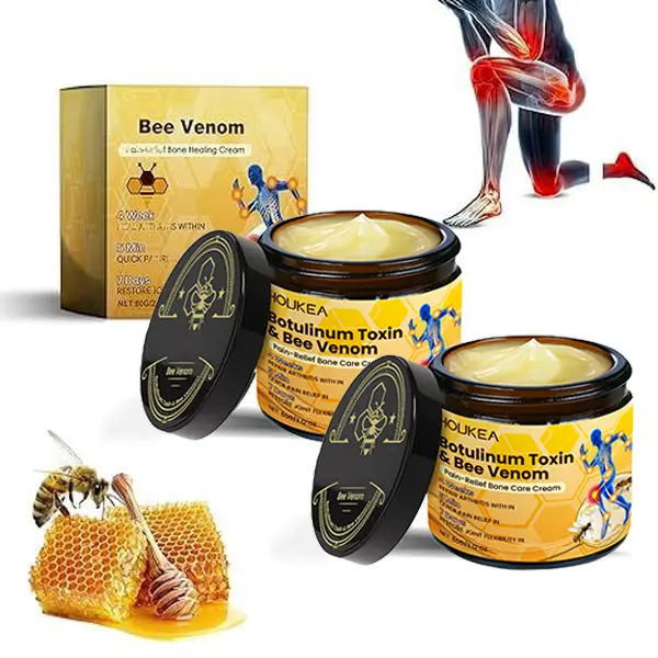Joint Relief Cream 60g, Joint Care Cream, Natural Formula Bee Venom Joint Gel, Relieves Joint Pain in
