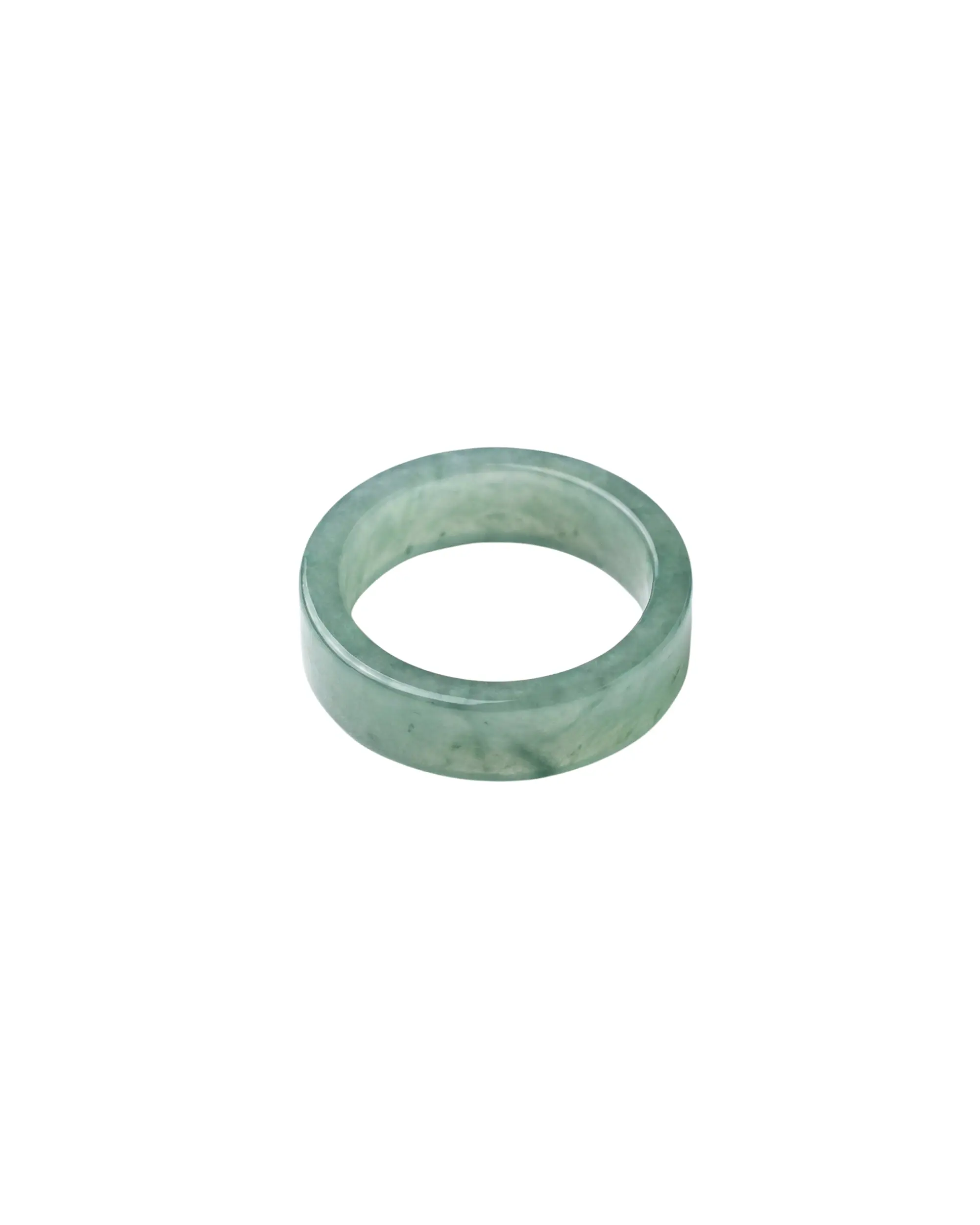 Gale Cyan Square Jade Ring