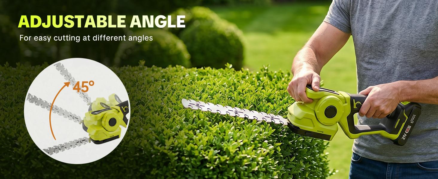 【FathersDayGift】SEESE Cordless 2-in-1 Grass Shear & Shrub Trimmer, Handheld Electric Hedge Trimmer, 2*21V Batteries,Lightweight for Lawn Hedge Garden Yard Maintenance fathersdaygift 【FathersDayGift】SEESE Cordless 2-in-1 Grass Shear & Shrub Trimmer, Handheld Electric Hedge Trimmer, 2*21V Batteries,Lightweight for Lawn Hedge Garden Yard Maintenance fathersdaygift