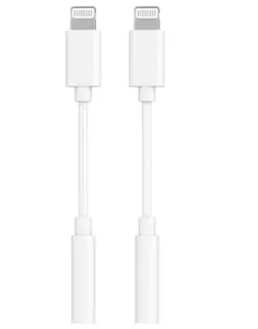 Lightning to 3.5 mm Headphone Jack Adapter, 2 Pack iPhone 3.5mm Headphone Aux Audio Converter Dongle Adapter Compatible for iPhone 14 13 12 11 Pro Max XS XR X 8 7 6